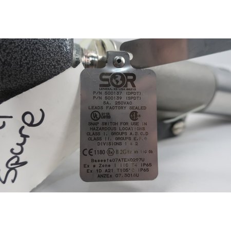 Sor 20-180Psi 250V-Ac Pressure Switch 6AH-EF5-U9-C2A-RRTB